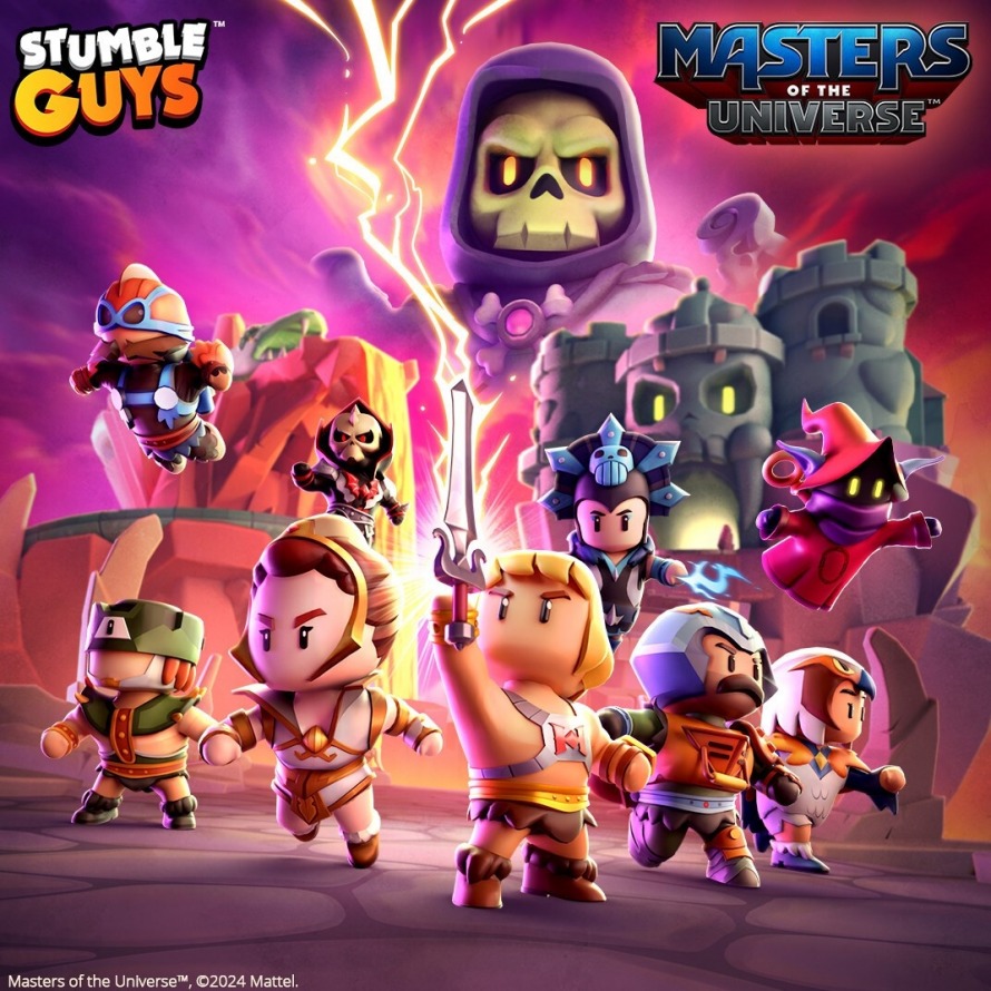 宇宙之主与 Stumble Guys 携手推出全新复古跨界作品